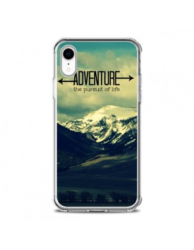 Coque iPhone XR Adventure the pursuit of life Montagnes Ski Paysage - R Delean