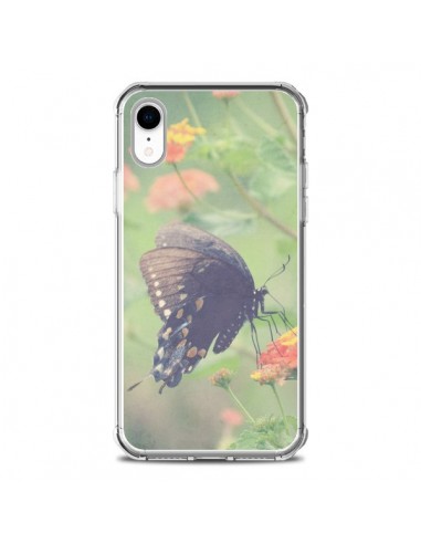 coque iphone xr papillon