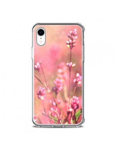 Coque iPhone XR Fleurs Bourgeons Roses - R Delean