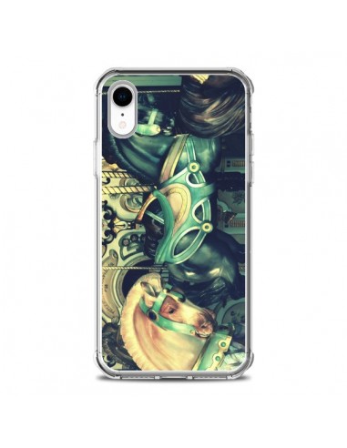 Coque iPhone XR Manege Enfant Carrousel Chevaux - R Delean