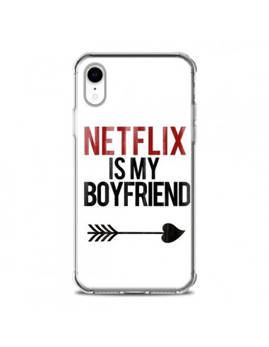 Coque iPhone XR Netflix is my Boyfriend - Rex Lambo