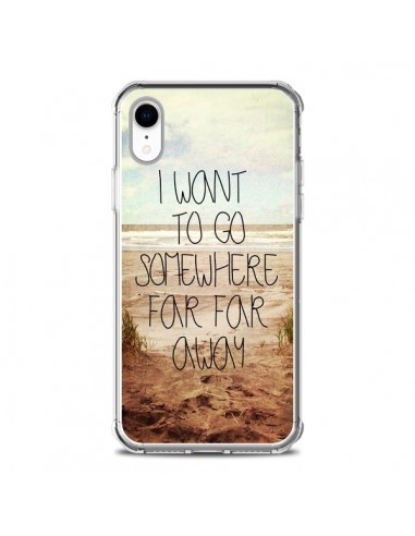 Coque iPhone XR I want to go somewhere - Sylvia Cook