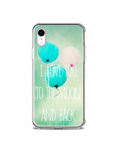 Coque iPhone XR I love you to the moon and back - Sylvia Cook