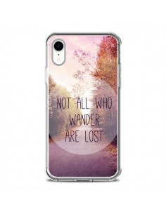Coque iPhone XR Not all who wander are lost - Sylvia Cook