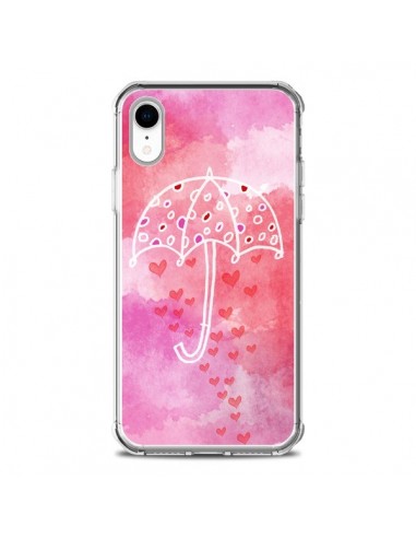 Coque iPhone XR Parapluie Coeur Love Amour - Sylvia Cook