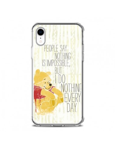 Coque iPhone XR Winnie I do nothing every day - Sara Eshak