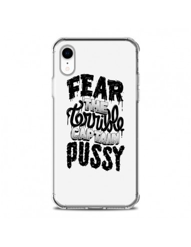 Coque iPhone XR Fear the terrible captain pussy - Senor Octopus