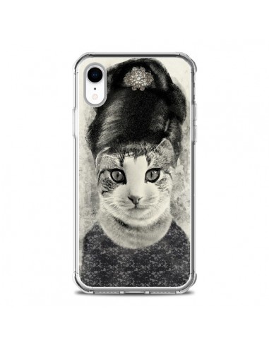 Coque iPhone XR Audrey Cat Chat - Tipsy Eyes