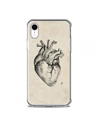 Coque iPhone XR Coeur Vintage - Tipsy Eyes