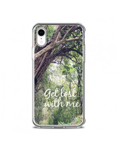 Coque iPhone XR Get lost with him Paysage Foret Palmiers - Tara Yarte