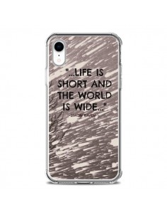 Coque iPhone XR Life is short Foret - Tara Yarte