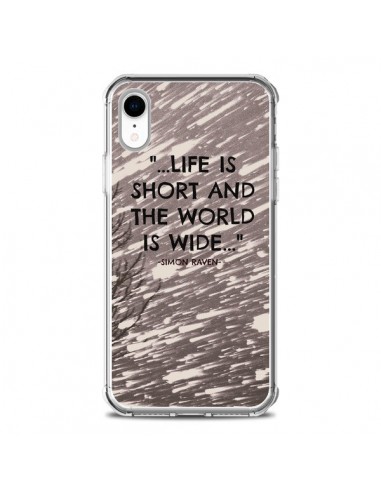 Coque iPhone XR Life is short Foret - Tara Yarte