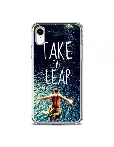 Coque iPhone XR Take the leap Saut - Tara Yarte