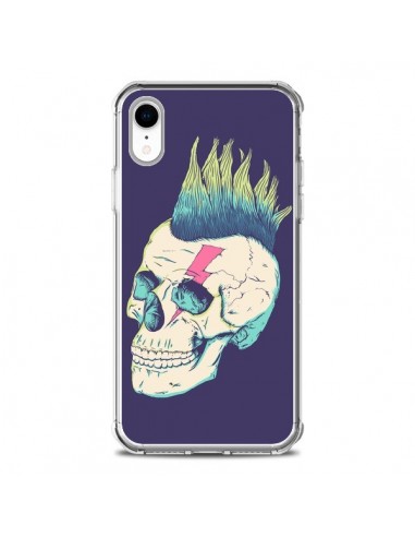 Coque iPhone XR Tête de mort Punk - Victor Vercesi