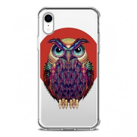 Coque iPhone XR Chouette Hibou Owl Transparente souple - Ali Gulec