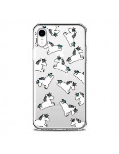 Coque iPhone XR Licorne Crinière Transparente souple - Nico