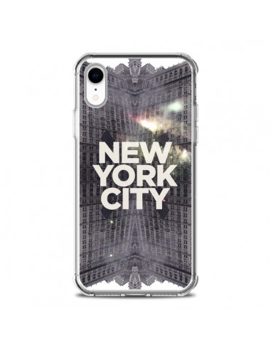 Coque iPhone XR New York City Gris - Javier Martinez