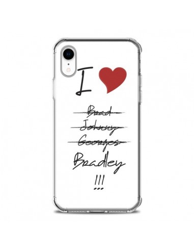 Coque iPhone XR I love Bradley Coeur Amour - Julien Martinez