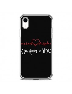 Coque iPhone XR Just Thinking of You Coeur Love Amour -...