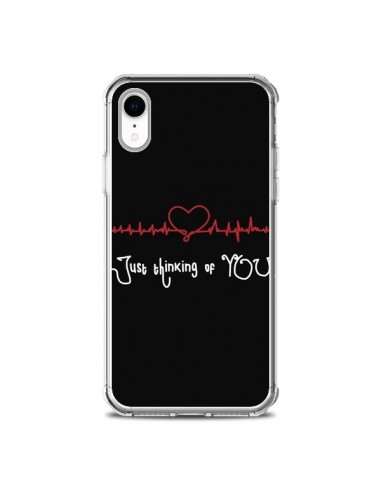 Coque iPhone XR Just Thinking of You Coeur Love Amour - Julien Martinez