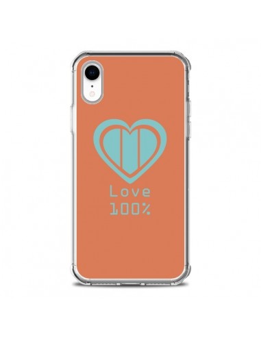 Coque iPhone XR Love 100 pour 100 Coeur Amour - Julien Martinez