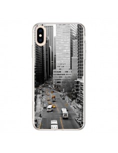 Coque iPhone XS Max New York Noir et Blanc - Anaëlle...