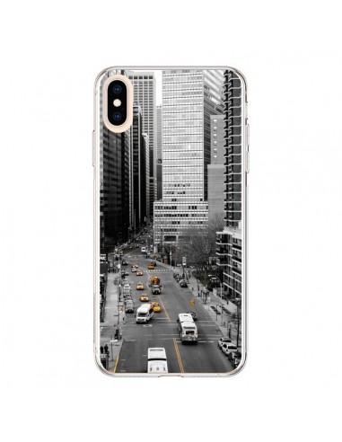 Coque iPhone XS Max New York Noir et Blanc - Anaëlle François