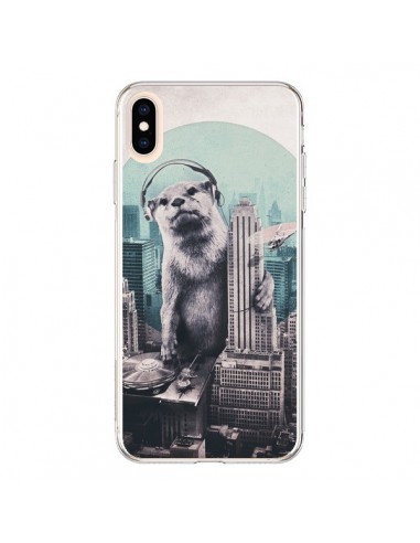 Coque iPhone XS Max Loutre Dj New York - Ali Gulec