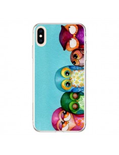 Coque iPhone XS Max Famille Chouettes - Annya Kai