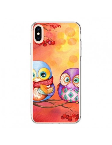 Coque iPhone XS Max Chouette Arbre - Annya Kai