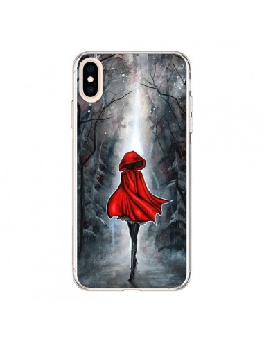 Coque iPhone XS Max Le Petit Chaperon Rouge Bois - Annya Kai