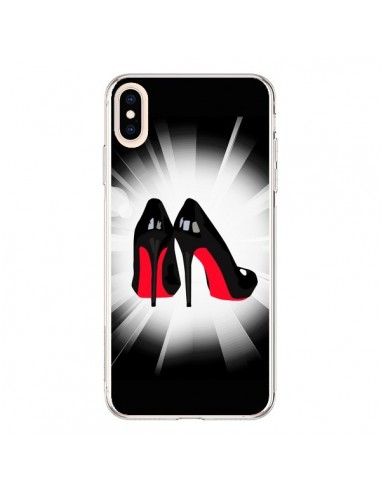 Coque iPhone XS Max Chaussures Semelles Rouges Red Soles Femme - Aurelie Scour