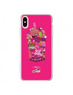 Coque iPhone XS Max Bubble Fever Original Flavour Rose -...