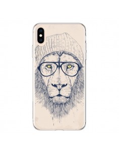 Coque iPhone XS Max Cool Lion Lunettes - Balazs Solti