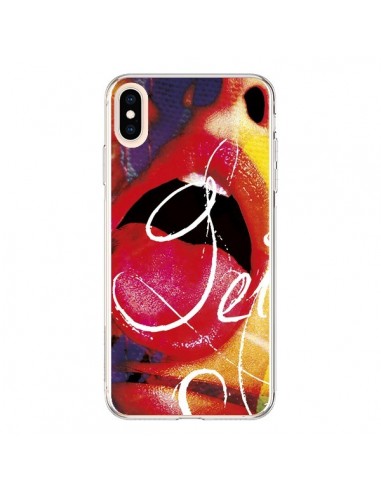 Coque iPhone XS Max Get Bouche Sexy - Brozart