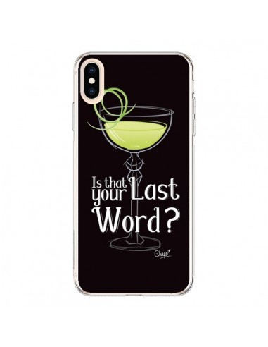 Coque iPhone XS Max Is that your Last Word Cocktail Barman - Chapo