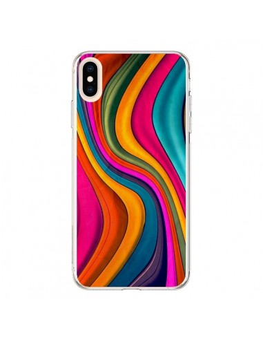 Coque iPhone XS Max Love Color Vagues - Danny Ivan