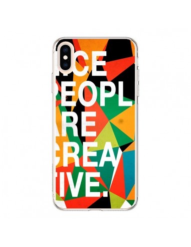 Coque iPhone XS Max Nice people are creative art - Danny Ivan