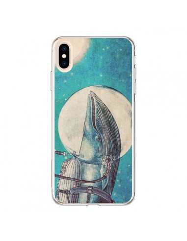 Coque iPhone XS Max Baleine Whale Voyage Journey - Eric Fan