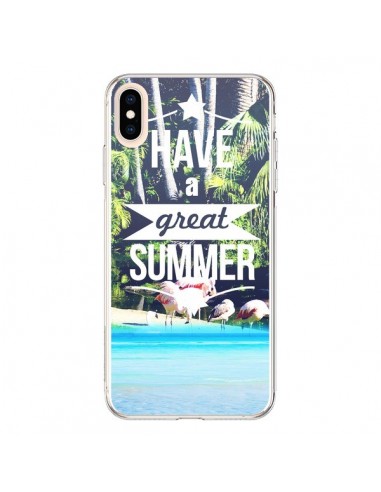 Coque iPhone XS Max Have a Great Summer Eté - Eleaxart