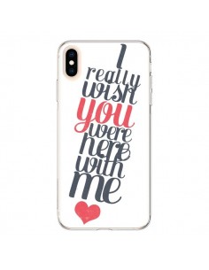 Coque iPhone XS Max Here with me - Eleaxart