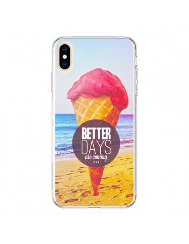 Coque iPhone XS Max Glace Ice Cream été - Eleaxart