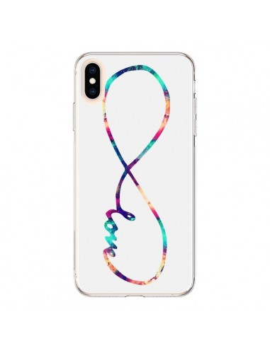 Coque iPhone XS Max Love Forever Infini Couleur - Eleaxart