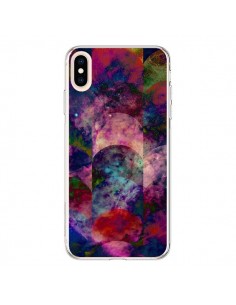 Coque iPhone XS Max Abstract Galaxy Azteque - Eleaxart