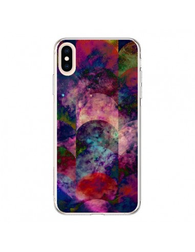 Coque iPhone XS Max Abstract Galaxy Azteque - Eleaxart