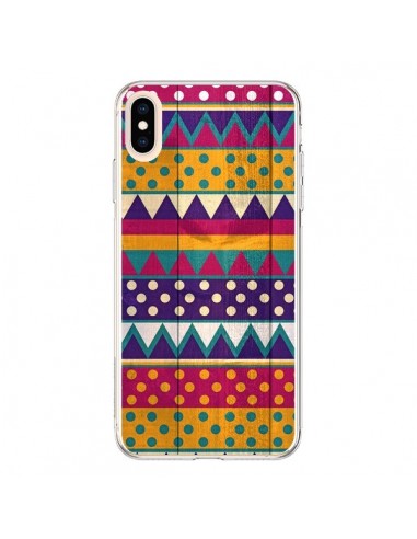 Coque iPhone XS Max Mexican Triangle Aztec Azteque - Eleaxart