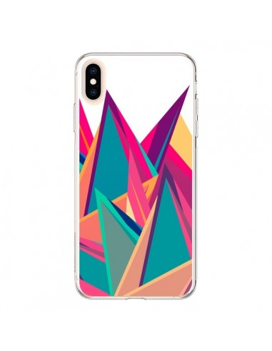 Coque iPhone XS Max Triangles Intensive Pic Azteque - Eleaxart