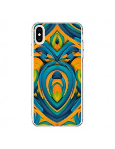 Coque iPhone XS Max Cross Heart Azteque Coeur - Eleaxart