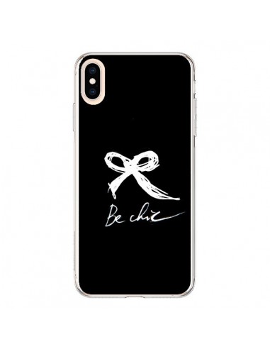 Coque iPhone XS Max Be Chic Noeud Papillon Blanc - Léa Clément