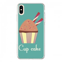 Coque iPhone XS Max Cupcake Chocolat - Léa Clément